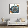 (US Only)Pumpkin Printed Cross Stitch Kit 40x40cm DIY 14CT Embroidery Craft Set Decor