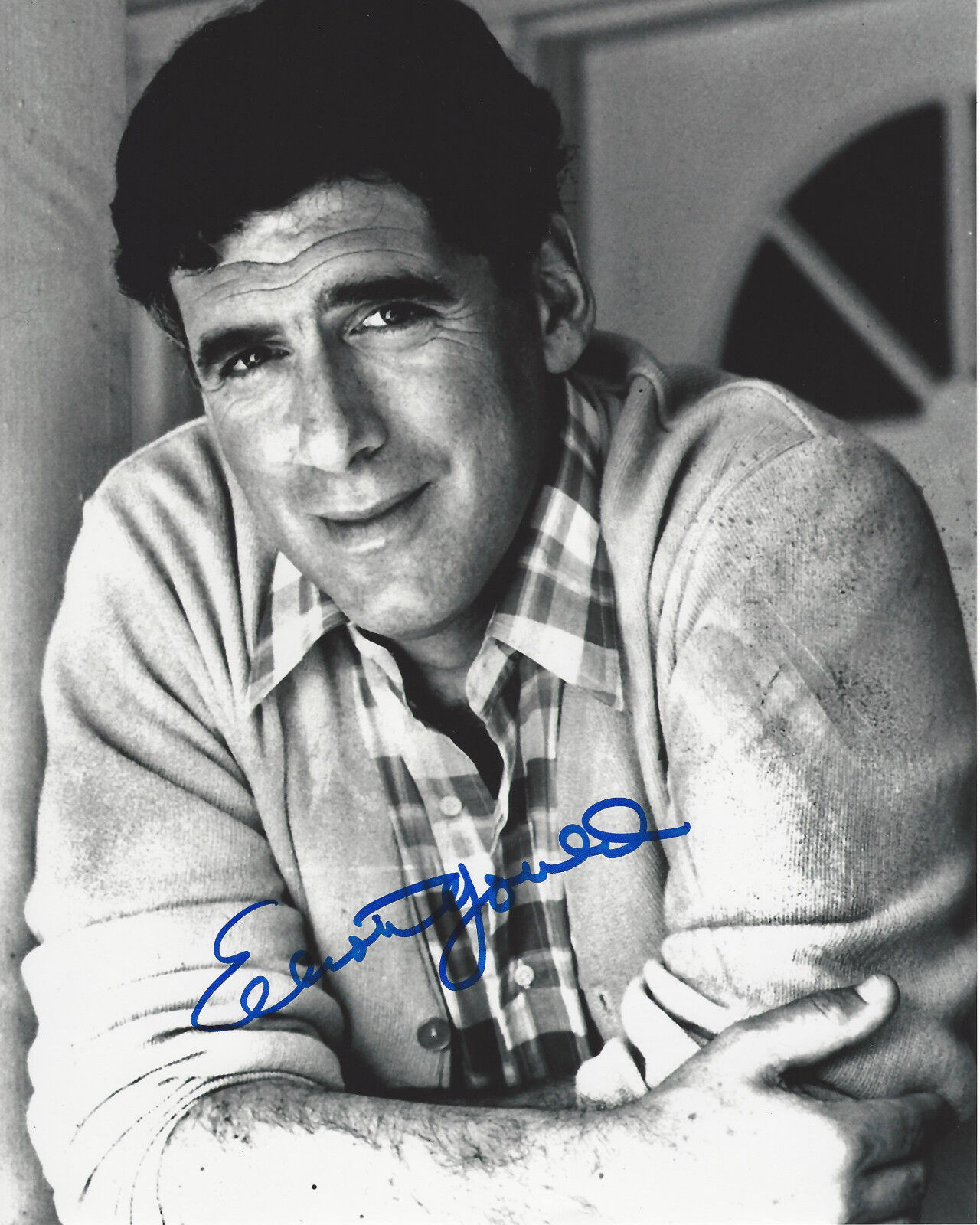 ELLIOTT GOULD SIGNED AUTHENTIC 'AMERICAN HISTORY X' 8X10 Photo Poster painting w/COA ACTOR MASH