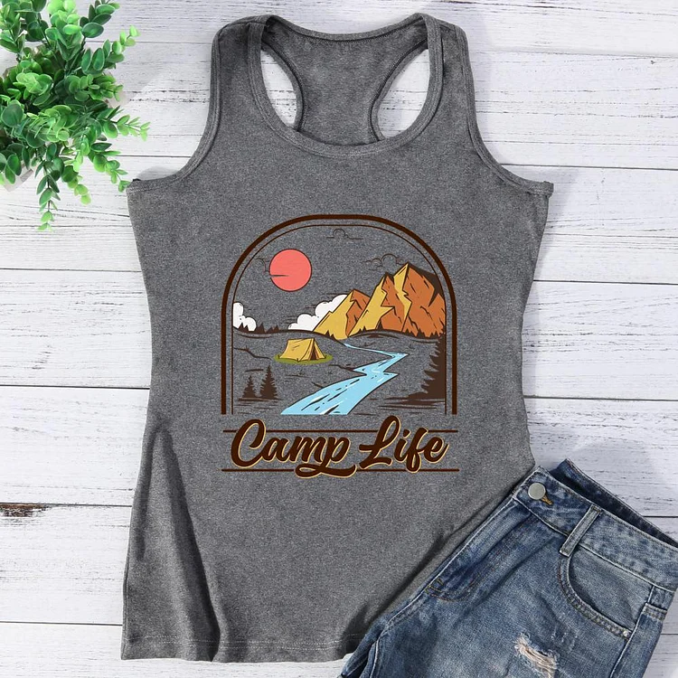 Camp Life Vest Tank Top-0025812