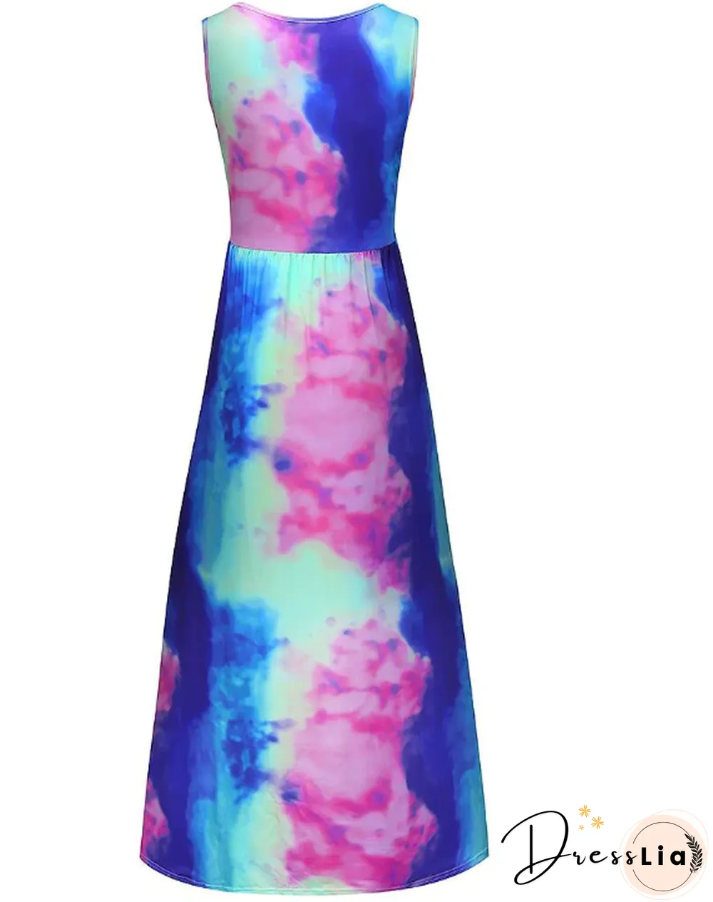 Ladies' Halter Sling Pocket Casual Print Dress