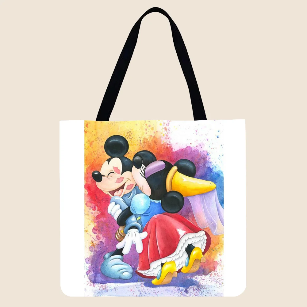 Linen Tote Bag - Mickey Mouse