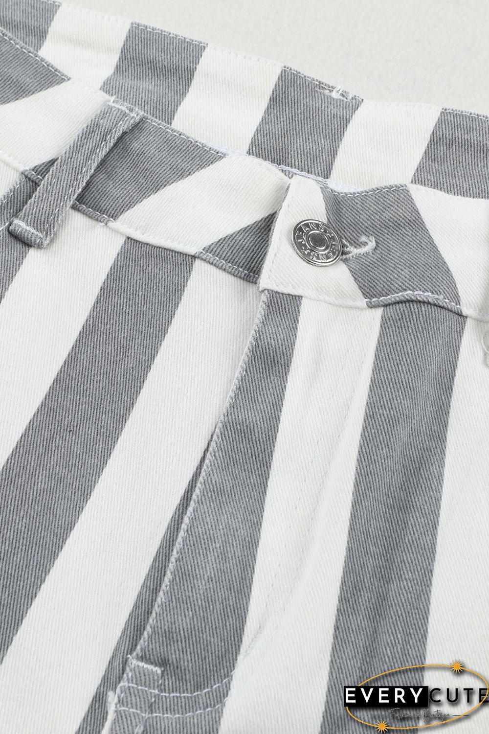 Stripe Star Embellished Western Flare Jeans