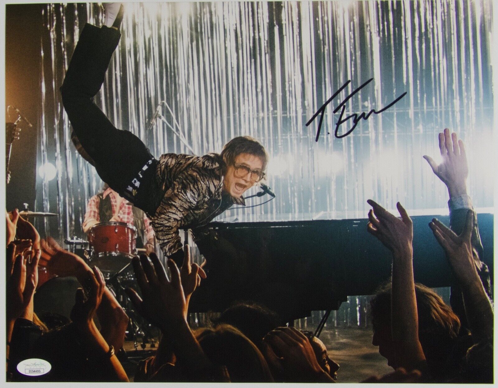 Taron Egerton Rocketman Elton John Autograph JSA 11 x 14 Signed Photo Poster painting