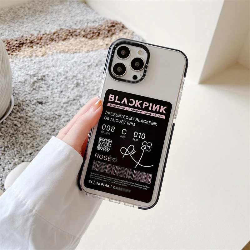 BLACKPINK Member Label Phone Case