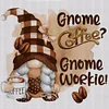 Coffee Gnome - 11CT Stamped Cross Stitch - 40*40cm