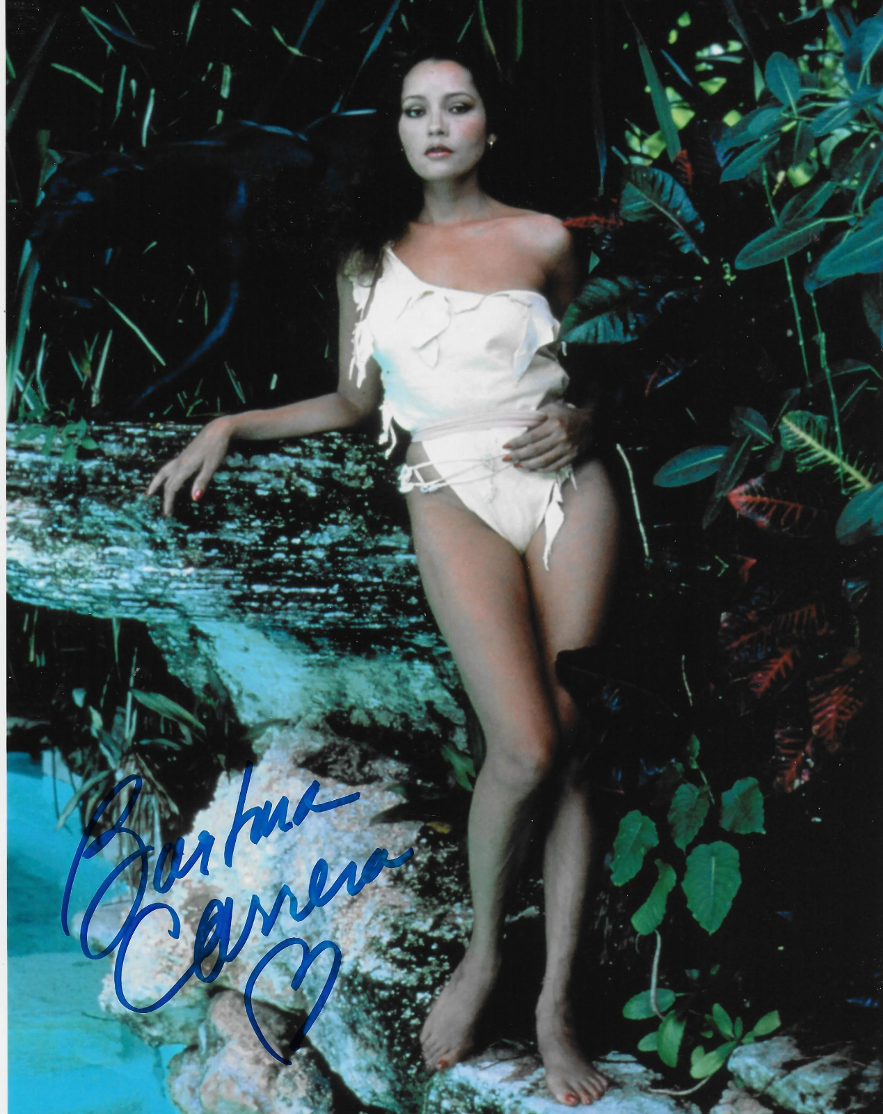 Barbara Carrera Original Autographed 8x10 Photo Poster painting #24 - NEVER SAY NEVER AGAIN