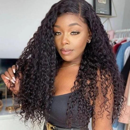 FREE SHIPPING Platinum Quality Water Wave 3/4 Bundles/lot Human Hair Weave