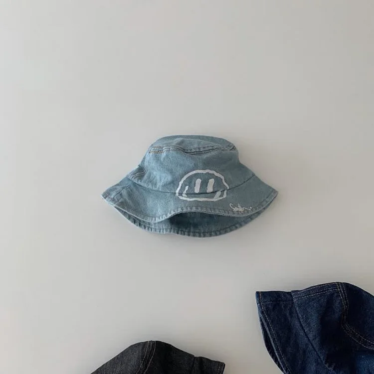 Baby Toddler Smiley Denim Sun Hat