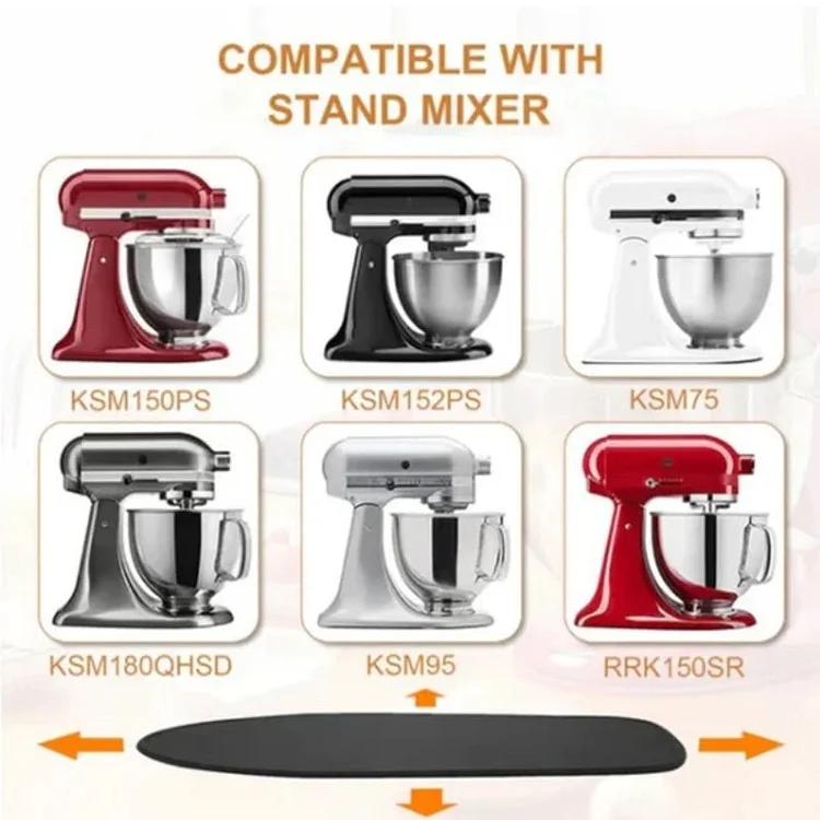 Kitchen Aid Mixer Sliding Mat, Mixer Mover For Kitchen Aid Stand Mixer  Cooker Toaster, Coffee Maker Mat Kitchen Appliance Mats For Toaster Cooker  Blen