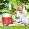 1 Gallon Drinks Jug with Handle 2 Water Outlet Large Capacity for Camping Hiking