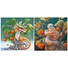 2Pack Dragon Snake-Crystal Rhinestone Diamond Painting(30x30cm)