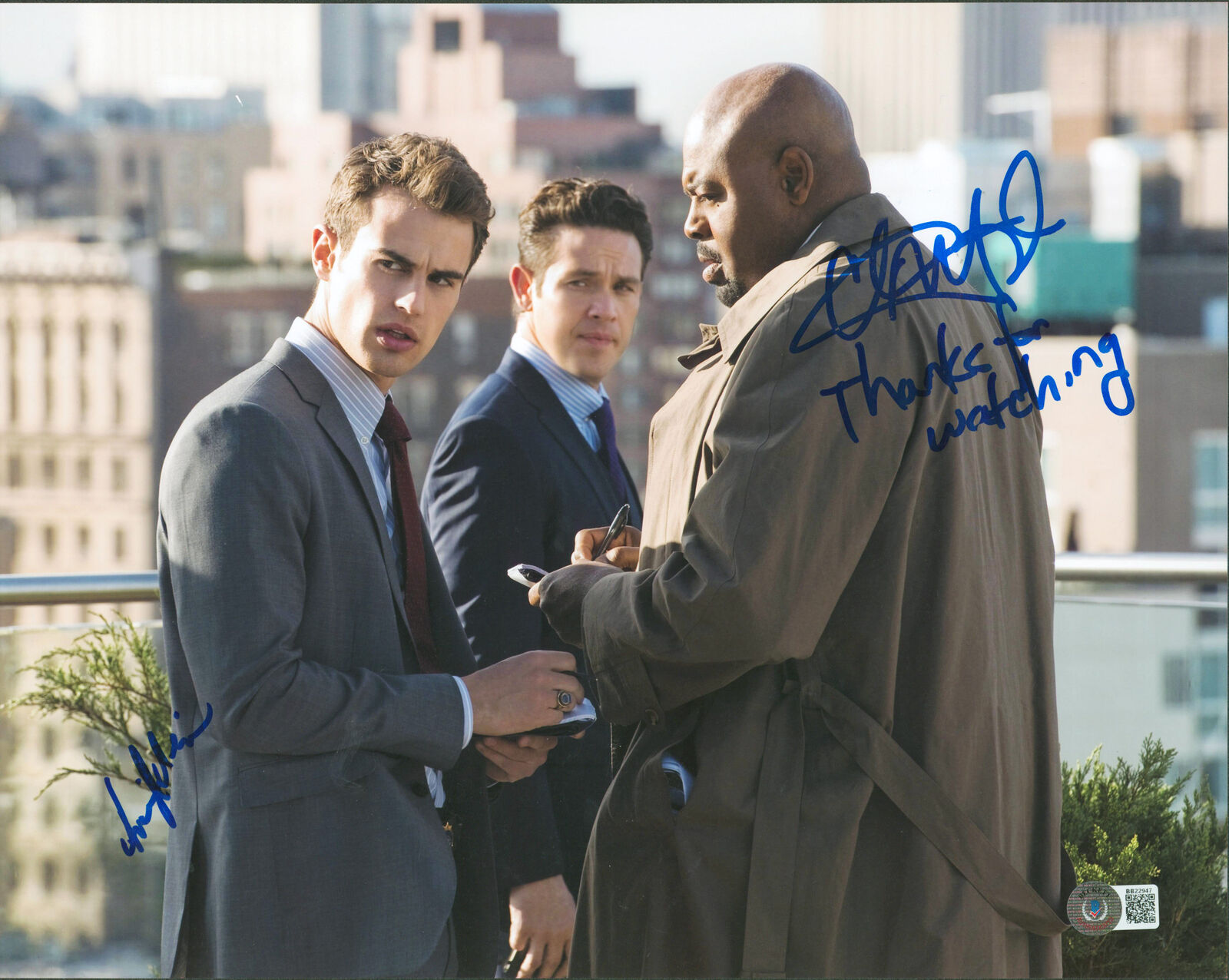 Kevin Alejandro & Chi McBride Golden Boy Signed 11x14 Photo Poster painting BAS #BB22947