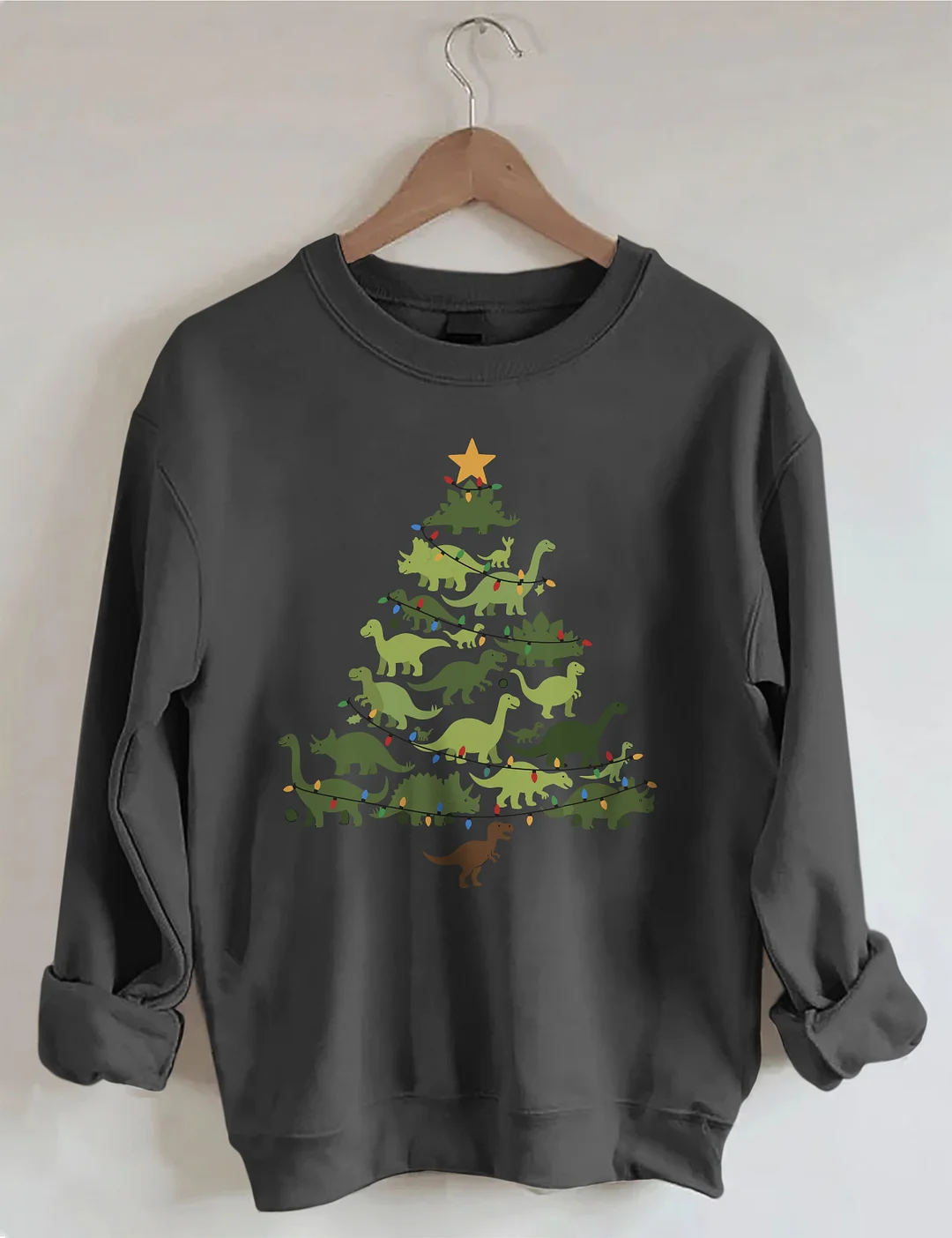 Dinosaurs Christmas Tree Sweatshirt
