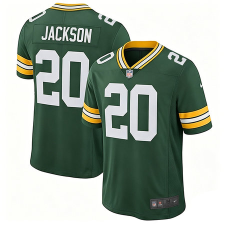 Men's Green Bay Packers #20 Domani Jackson Green 2026 NFL Draft Vapor Limited Jersey