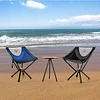 Outdoor Camping Folding Chair, Support 550 Lbs, X-Shaped Steel Frame Fixed, Fully Cushioned Seat and Back, Beach, Fishing, Trip, Picnic