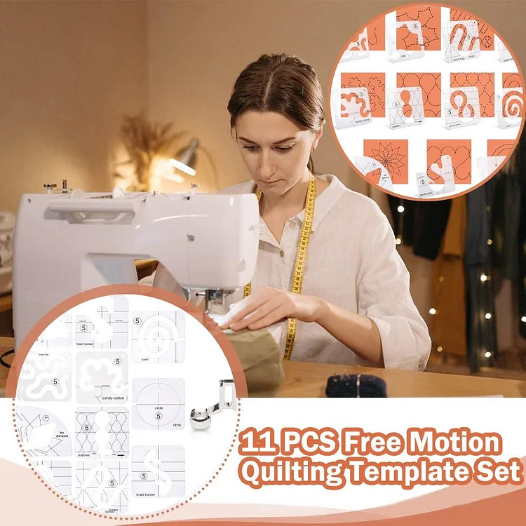 🥰🥰 Motion Garment Ruler Set (11 PCS)+ Foot attachment 