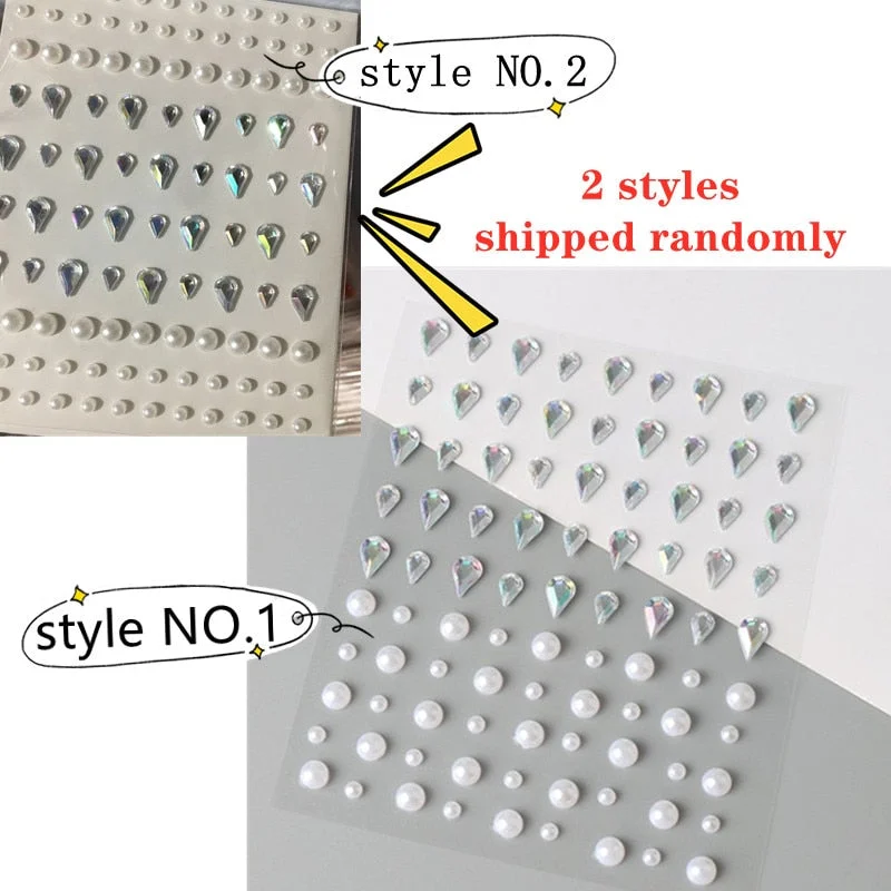 Glitter Face Jewels Sticker Temporary Tattoo Party Face Makeup Tools Rhinestones Flash Tattoo Stickers Fake Diamond