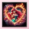 Cartoon-2 Full 14CT DIY Stamped Cross Stitch Kits Needlework Embroidery Kit 11.81x11.81inch Cross Stitch Art and Crafts Kits for Beginners Adults Home Decor