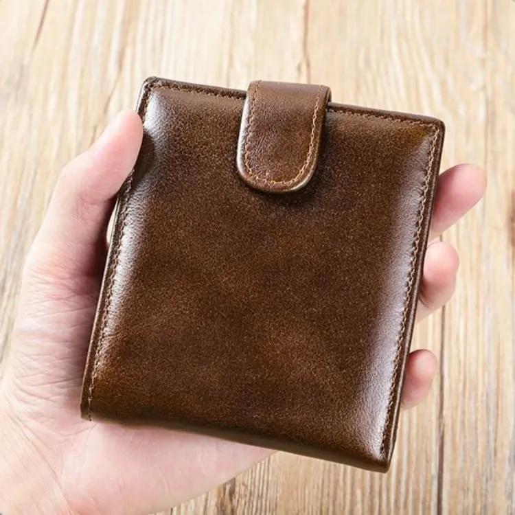 Genuine top‑grain leather texture