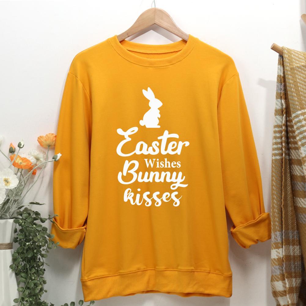 Easter wishes bunny kisses Women Casual Sweatshirt-0025428-Guru-buzz