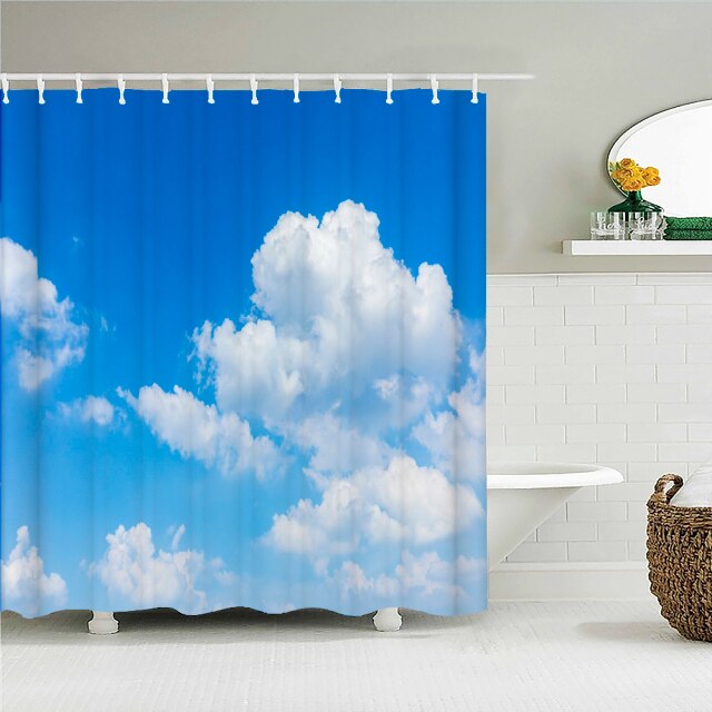 

Shower Curtain – Blue Sky Clouds Scenery-180*180cm, 501 Original