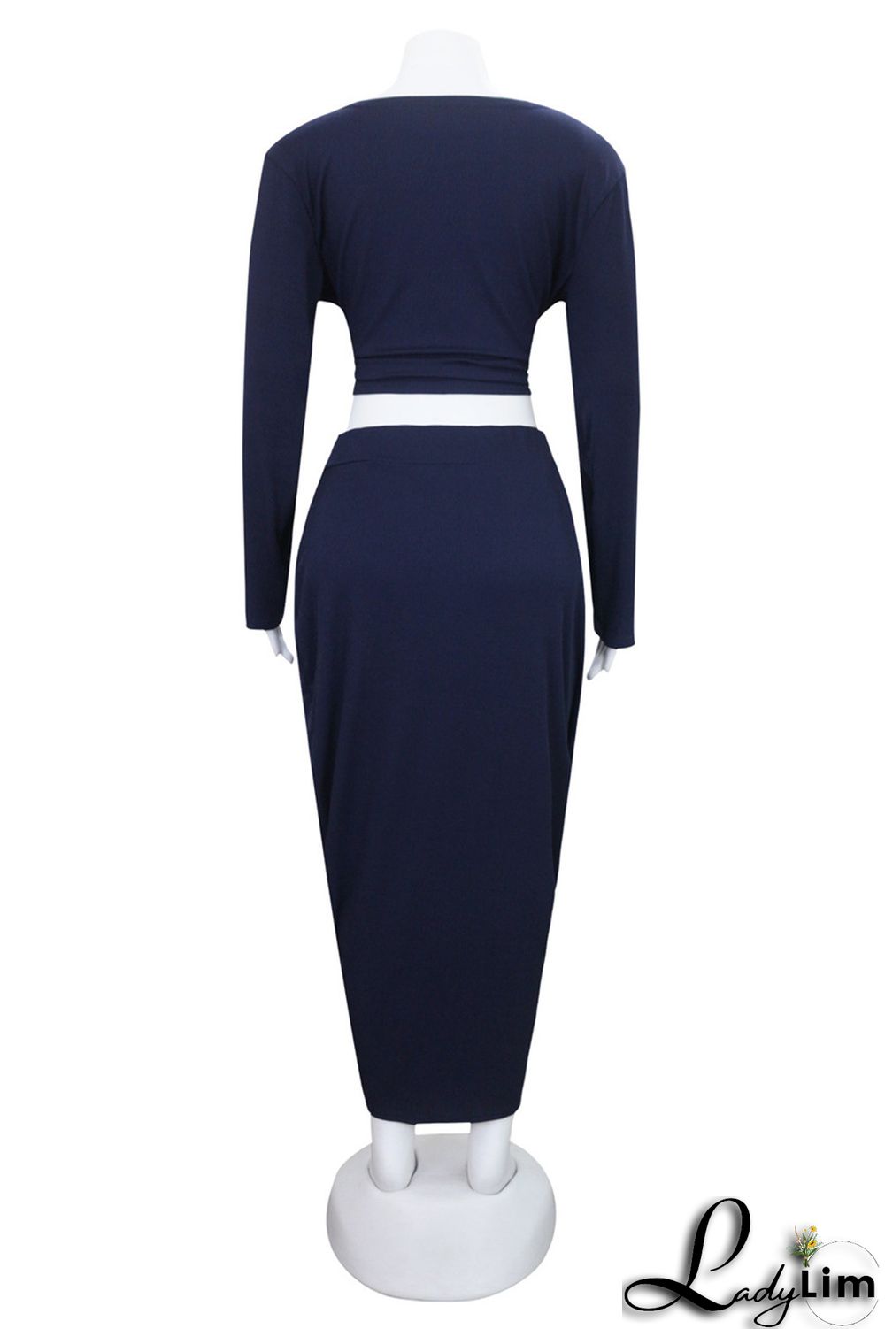 Pink Sexy Casual Solid Bandage V Neck Plus Size Two Pieces