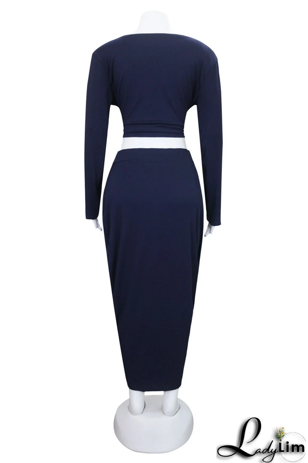 Pink Sexy Casual Solid Bandage V Neck Plus Size Two Pieces