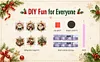 6PCS Snowflake Xmas Set DIY Pearl Diamond Painting Christmas Fridge Magnets, Sparkling Rhinestone Refrigerator Magnet Craft Kit for Home Decor & Gifts
