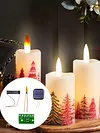 3.7V Flame LED PCB with Battery Box Realistic Flickering Effect Flame Lamp Wick