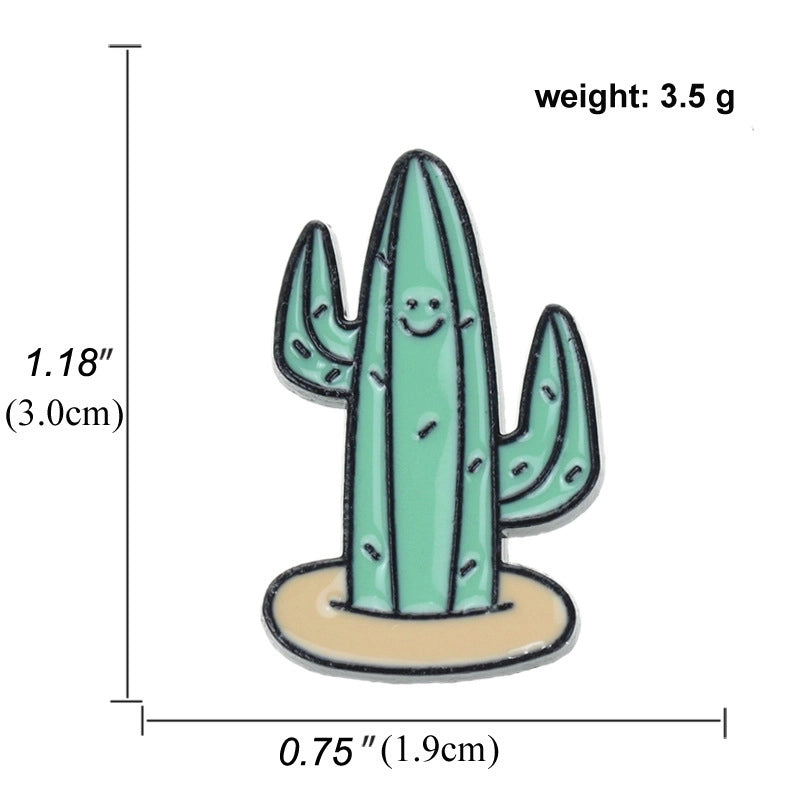 Cartoon Style Pin Alloy Plating No Inlaid Unisex Brooches