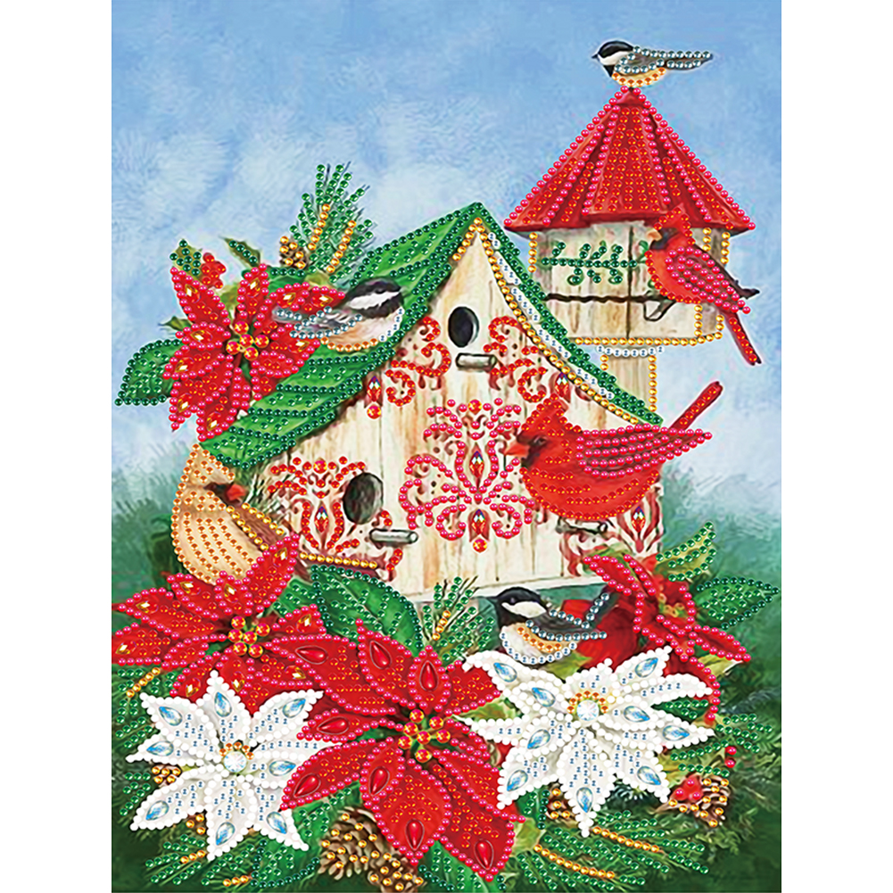 

Christmas Atmosphere - Special Shaped Diamond Painting - 30*40CM, 501 Original