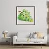 Food Series: Grapes-14CT Stamped Cross Stitch Egyptian Cotton 50*50cm/19.69*19.69in tapestrymarket