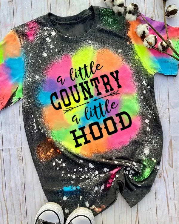 Little Country A Little Hood Tie Dye T-shirt