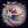 6 PCS Girl - Special Shaped Diamond Painting - 30*30CM