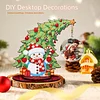 Photo Christmas Tree 5D DIY Diamond Art Tabletop Wood Decorations Ornament Kits