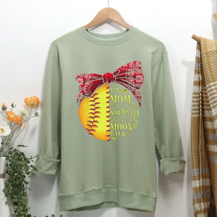 softball Women Casual Sweatshirt