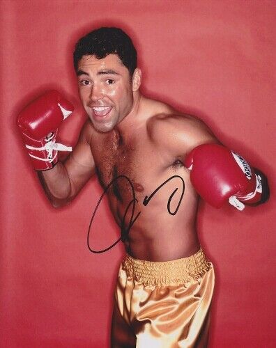 Oscar De La Hoya Signed - Autographed Boxing 8x10 inch Photo Poster painting + Real Deal COA