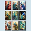 (Multistyle) Paon - Peinture Diamant Ronde - 40*60CM (Grande Taille)