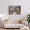 >SALE<Snow House 5D Diamond Painting Rhinestone Full Square Drill for Room Decoration