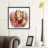 (40*40cm)Horse - Full Round Drill Diamond Painting
