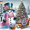Diamond Painting - Full Round Drill - Snowman(Canvas|40*40cm)
