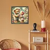 uk.everydayedeals (Limited Stock)Diamond Painting - Full Round - Rose Heart Little Bear