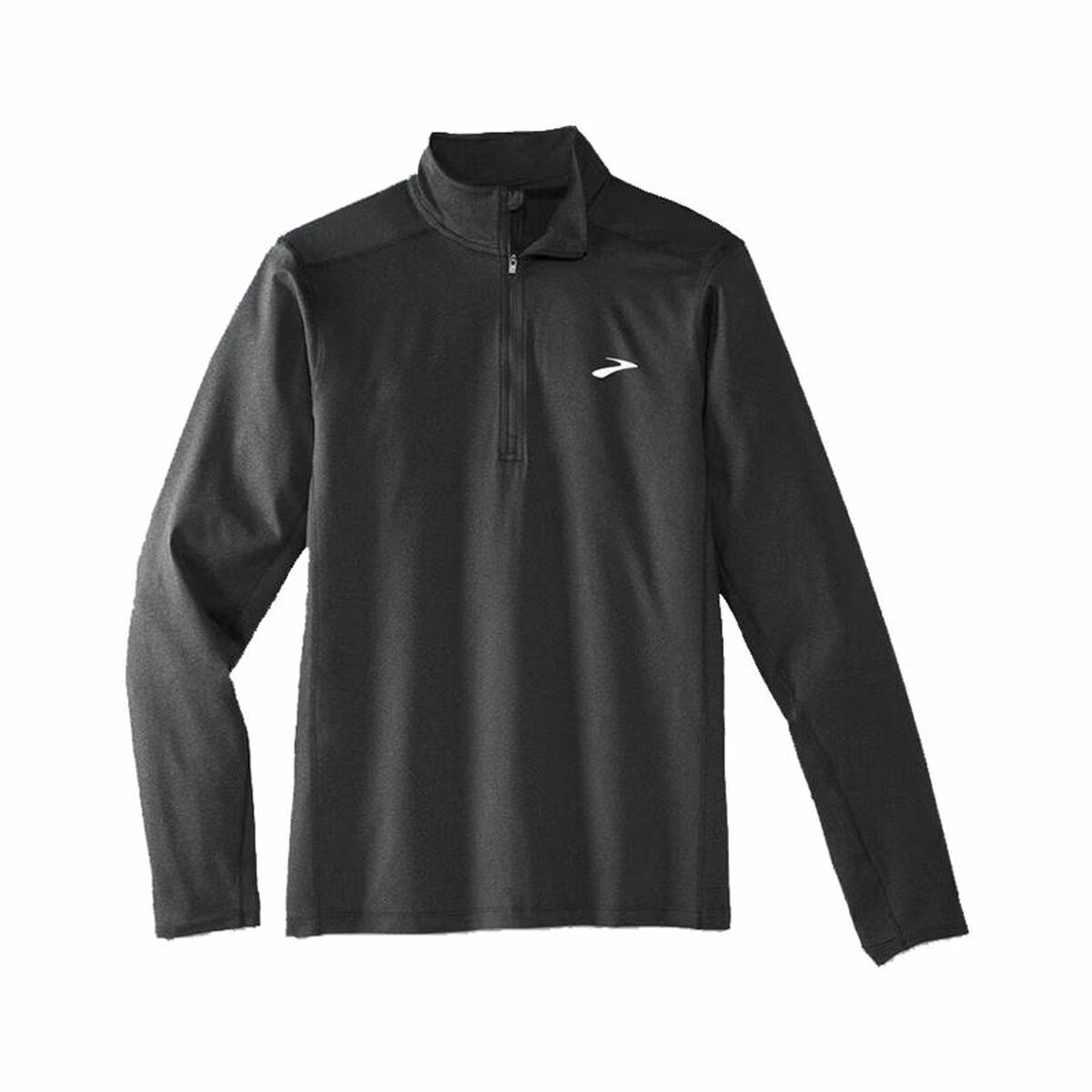 Men&rsquo;s Long Sleeve T-Shirt Brooks Dash 1/2 Zip 2.0 Black