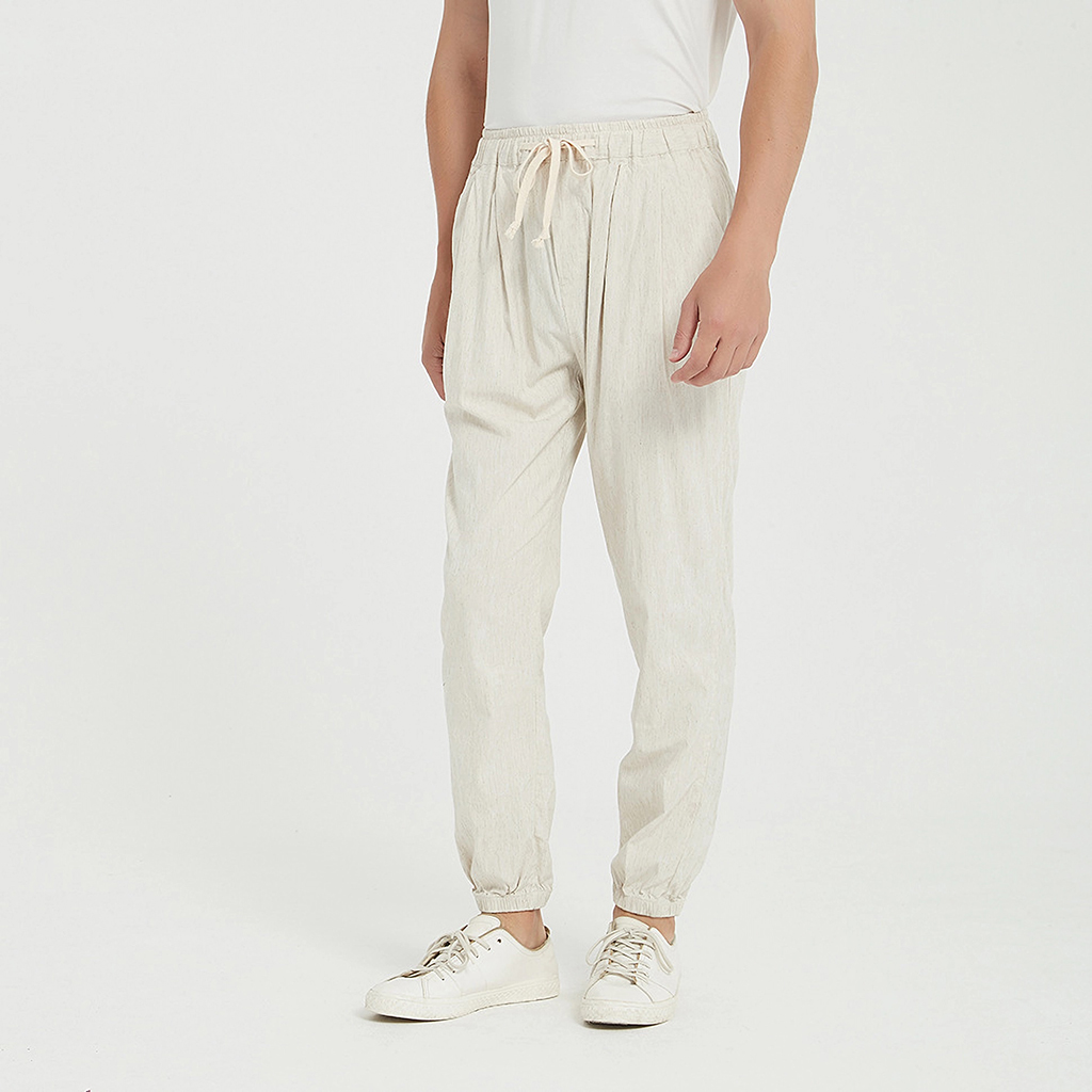 Pantalon en lin pour hommes Pantalon anti-moustique- SOIE PLUS