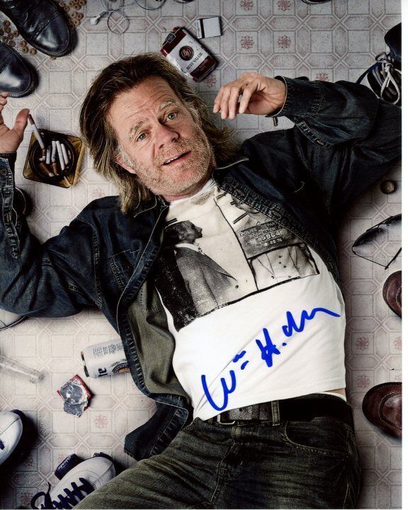 WILLIAM H. MACY signed autographed SHAMELESS FRANK GALLAGHER Photo Poster painting