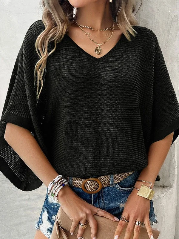 Athvotar Athvotar Beach Women's Casual Free-Fitting Bat Sleeve Holiday Beach Burqa