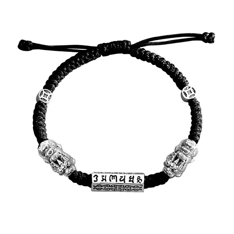 Sterling silver PI Xiu bracelet