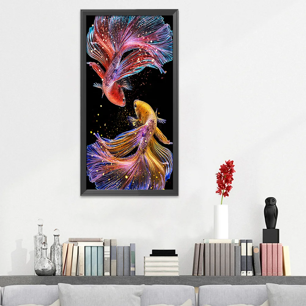 11ct Stamped Cross Stitch - Fish(40*85cm)