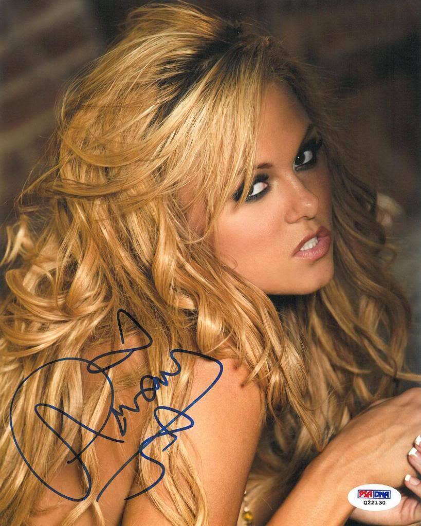 Angelina Armani Signed Authentic Autographed 8x10 Photo Poster painting (PSA/DNA) #Q22130