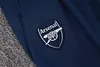 Joyfball 2025/2026 Arsenal Half-Pull Training Suit Light gray Football Shirt 1:1 Thai Quality